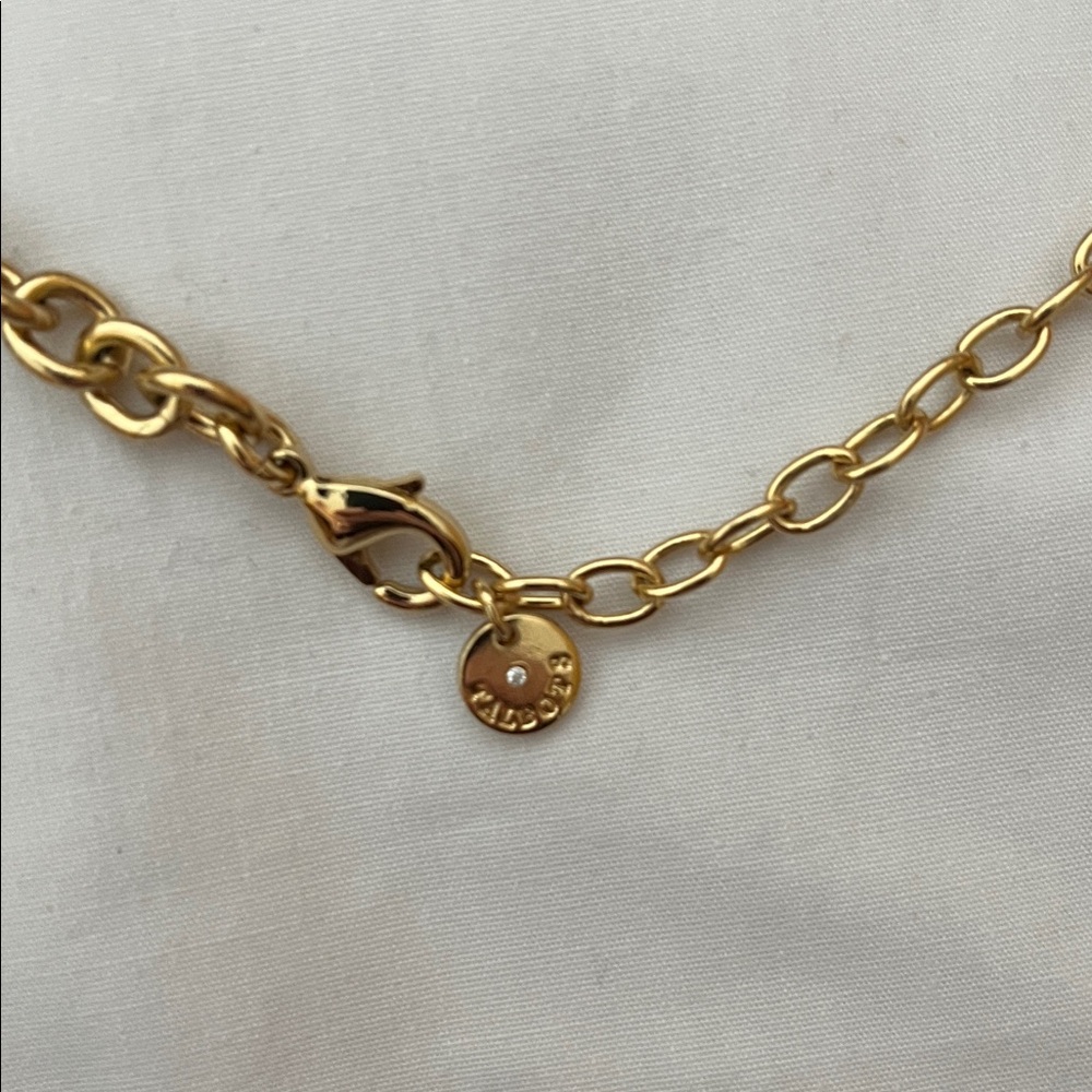 Talbots Blue, Yellow, and Brown Floral Necklace - Picture 2 of 4